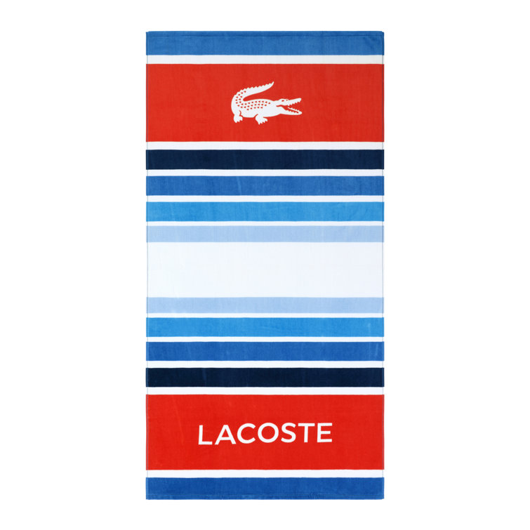 Lacoste Cotton Beach Towel Wayfair Canada